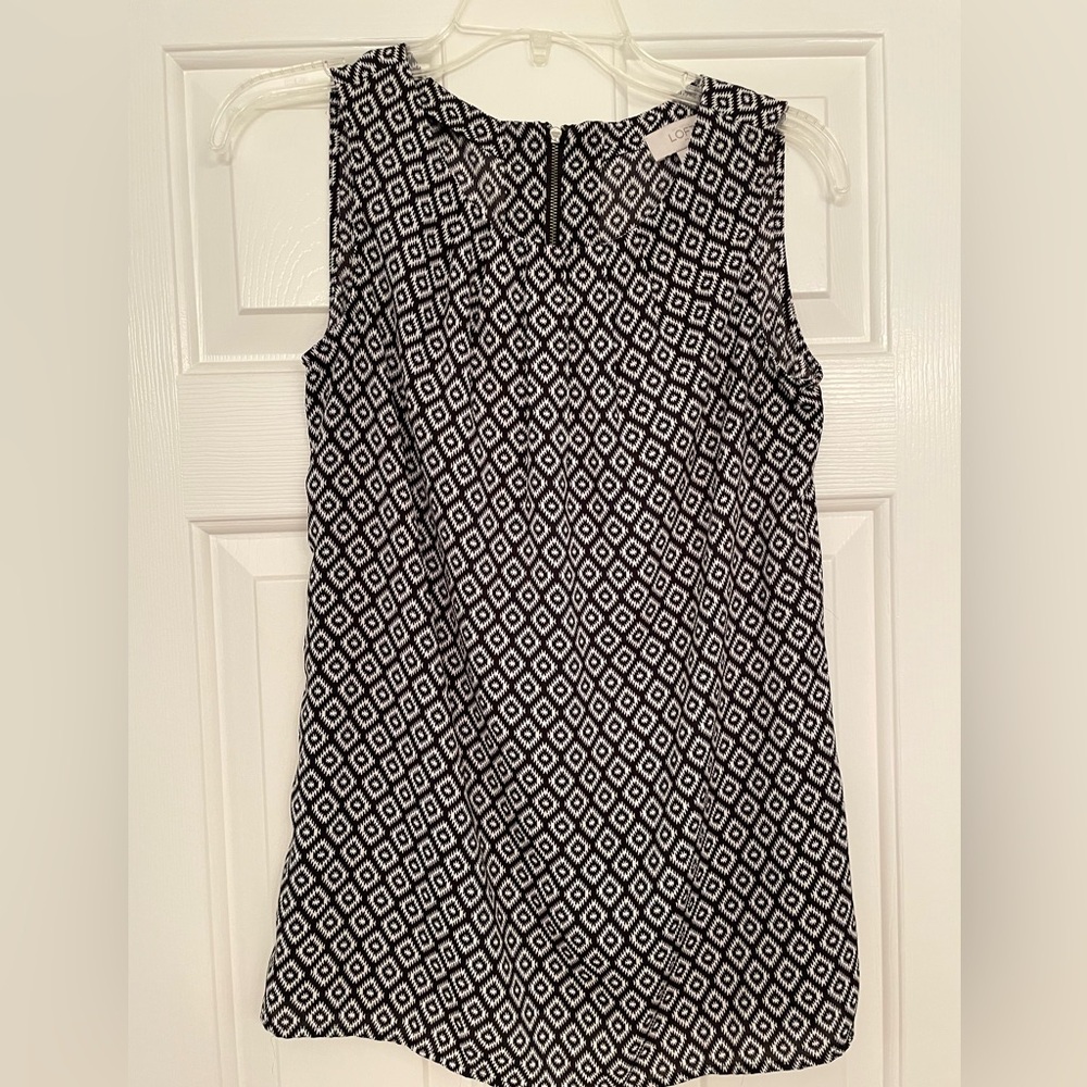 Loft Geometric Blouse